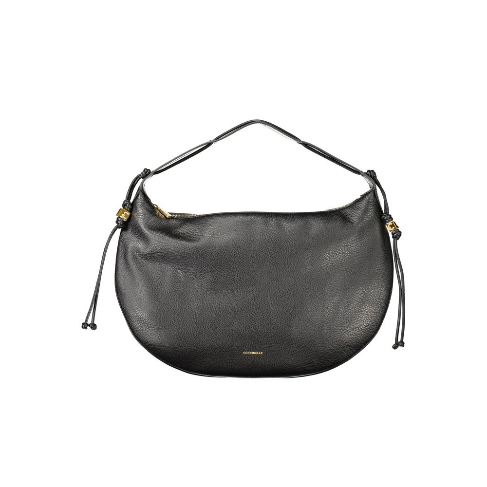 Coccinelle Black Leather Handbag - Eljoys Fashion 