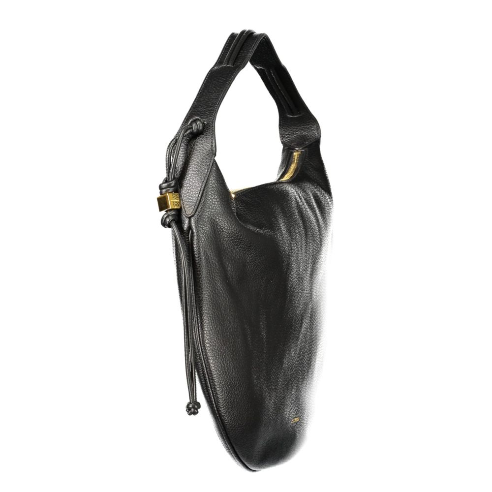 Coccinelle Black Leather Handbag - Eljoys Fashion 