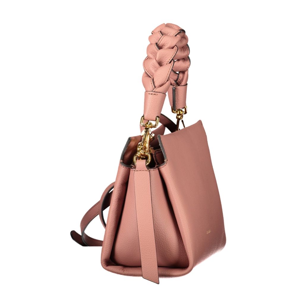 Coccinelle Pink Leather Handbag - Eljoys Fashion 