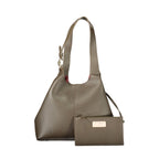 Coccinelle Brown Leather Handbag - Eljoys Fashion 