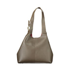 Coccinelle Brown Leather Handbag - Eljoys Fashion 