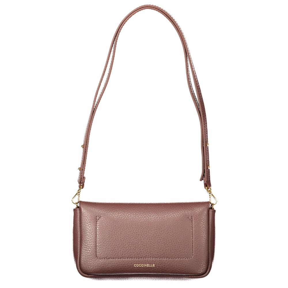 Coccinelle Brown Leather Handbag - Eljoys Fashion 