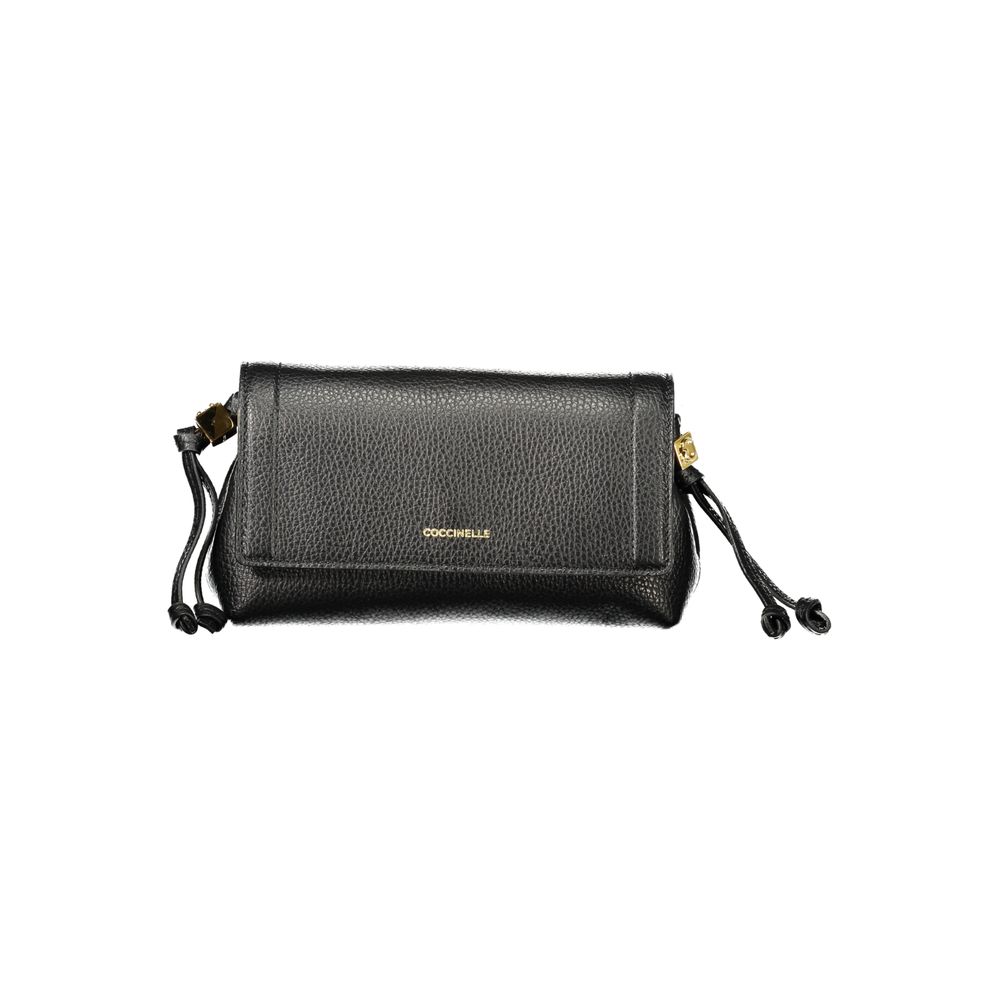 Coccinelle Black Leather Handbag - Eljoys Fashion 