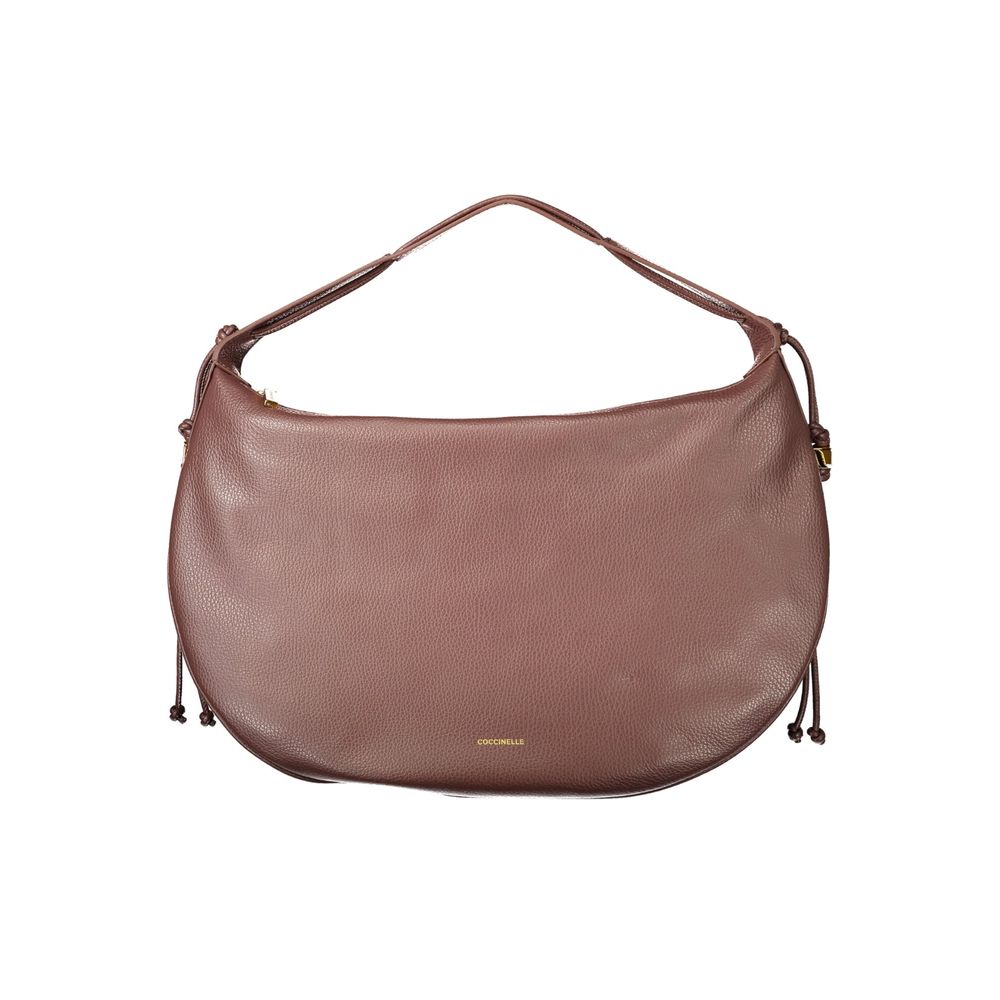 Coccinelle Brown Leather Handbag - Eljoys Fashion 