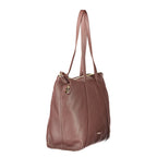 Coccinelle Brown Leather Handbag - Eljoys Fashion 