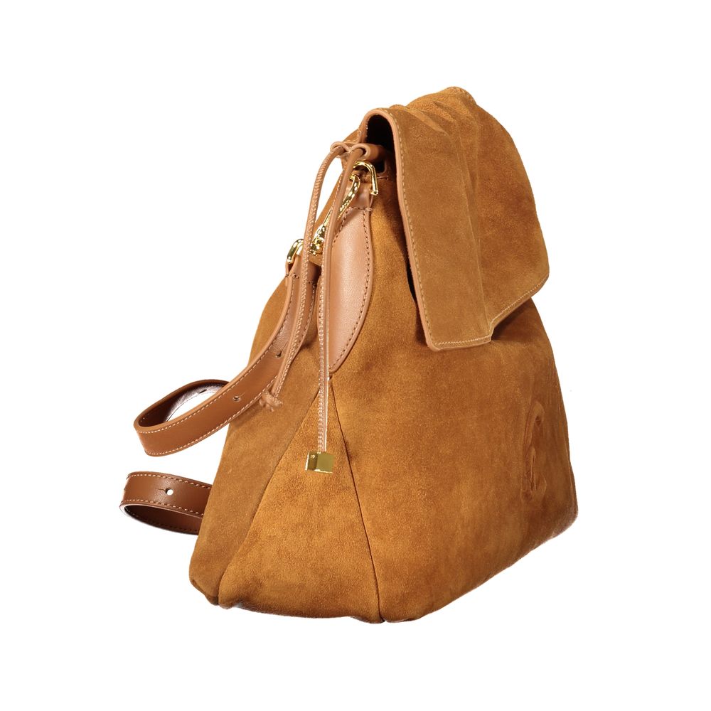 Coccinelle Brown Leather Handbag - Eljoys Fashion 