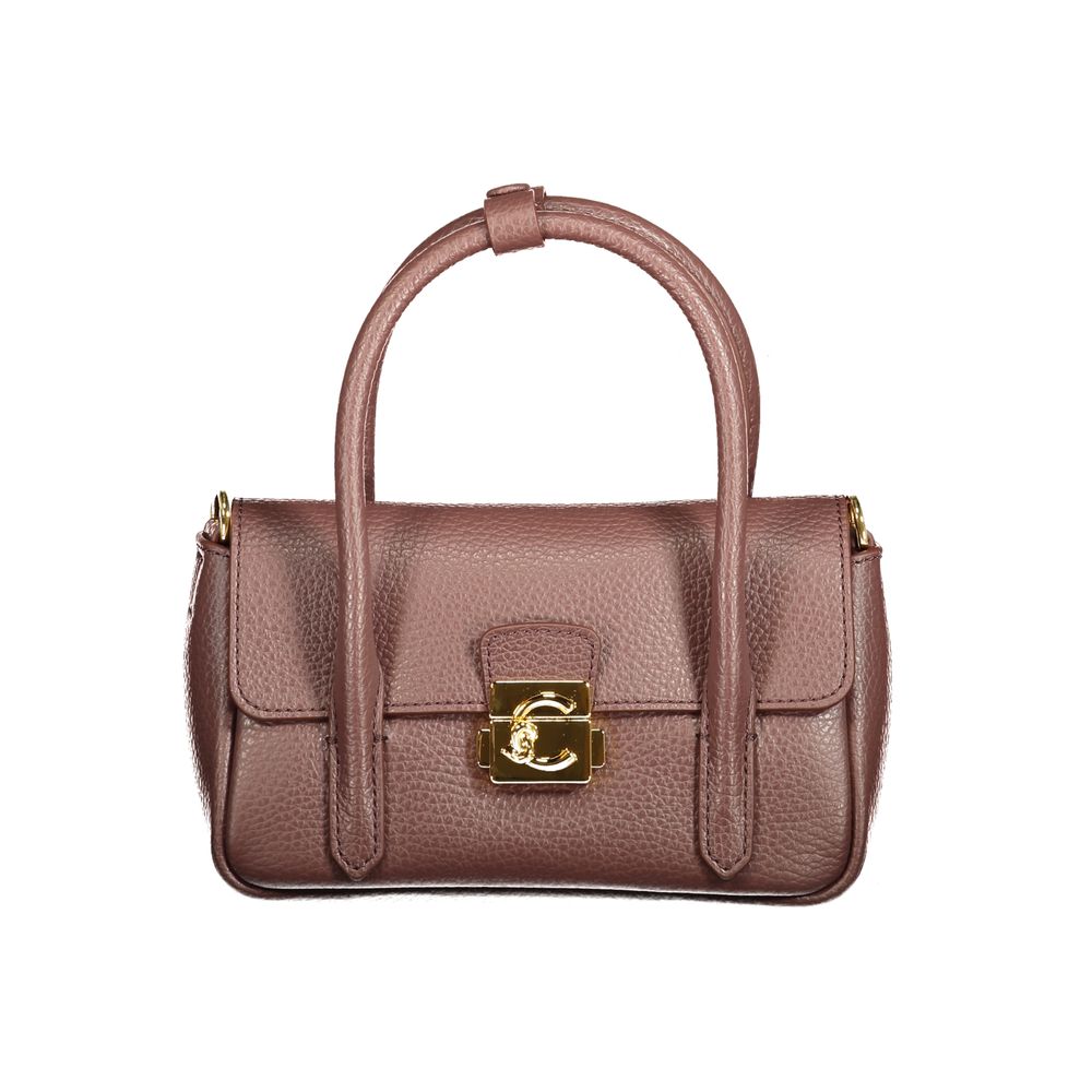 Coccinelle Brown Leather Handbag - Eljoys Fashion 