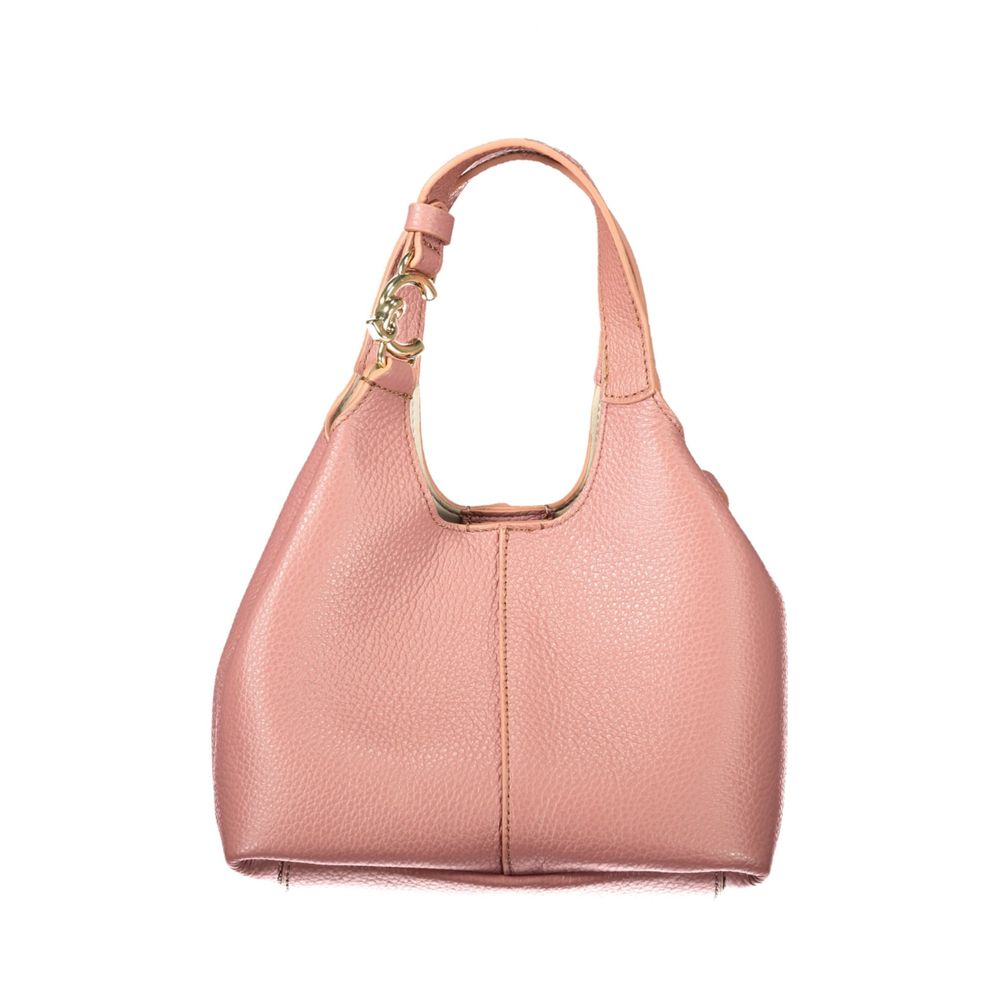 Coccinelle Pink Leather Handbag - Eljoys Fashion 