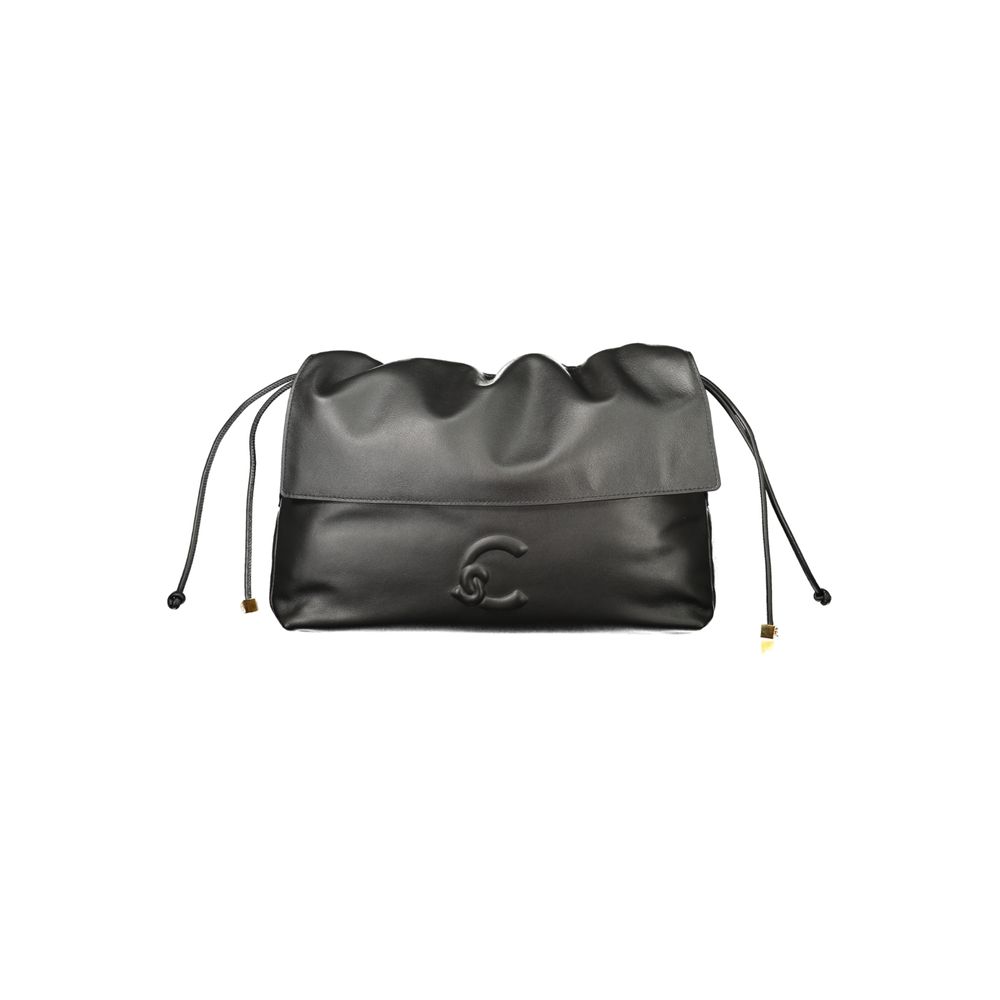 Coccinelle Black Leather Handbag - Eljoys Fashion 