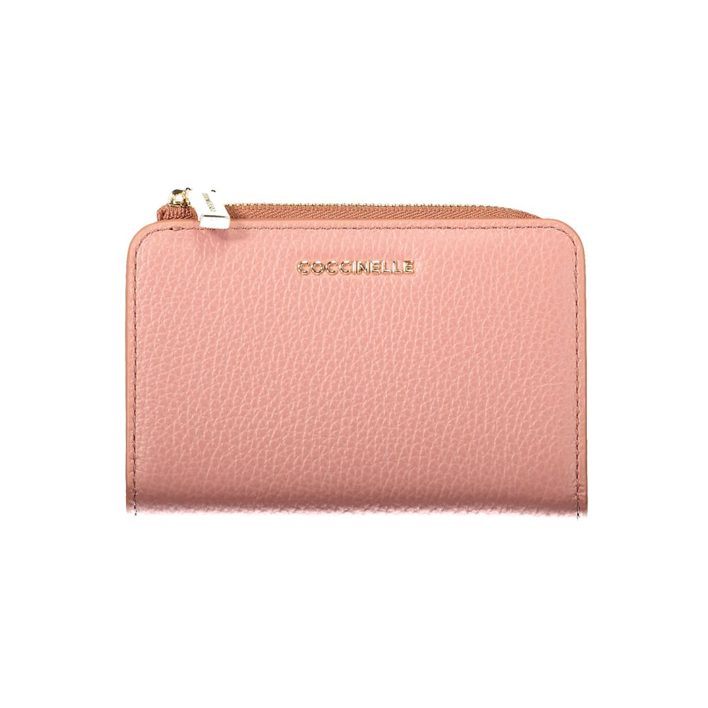 Coccinelle Pink Leather Wallet - Eljoys Fashion 