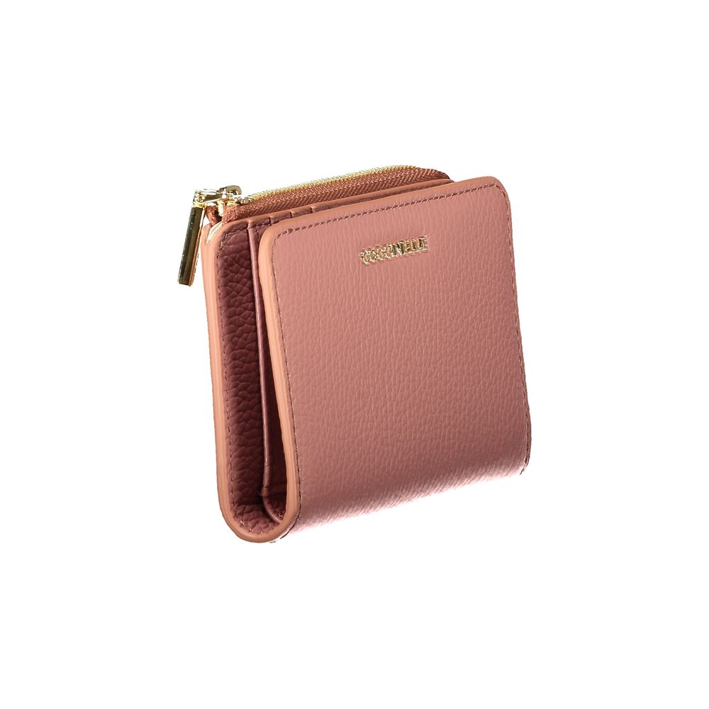 Coccinelle Pink Leather Wallet - Eljoys Fashion 