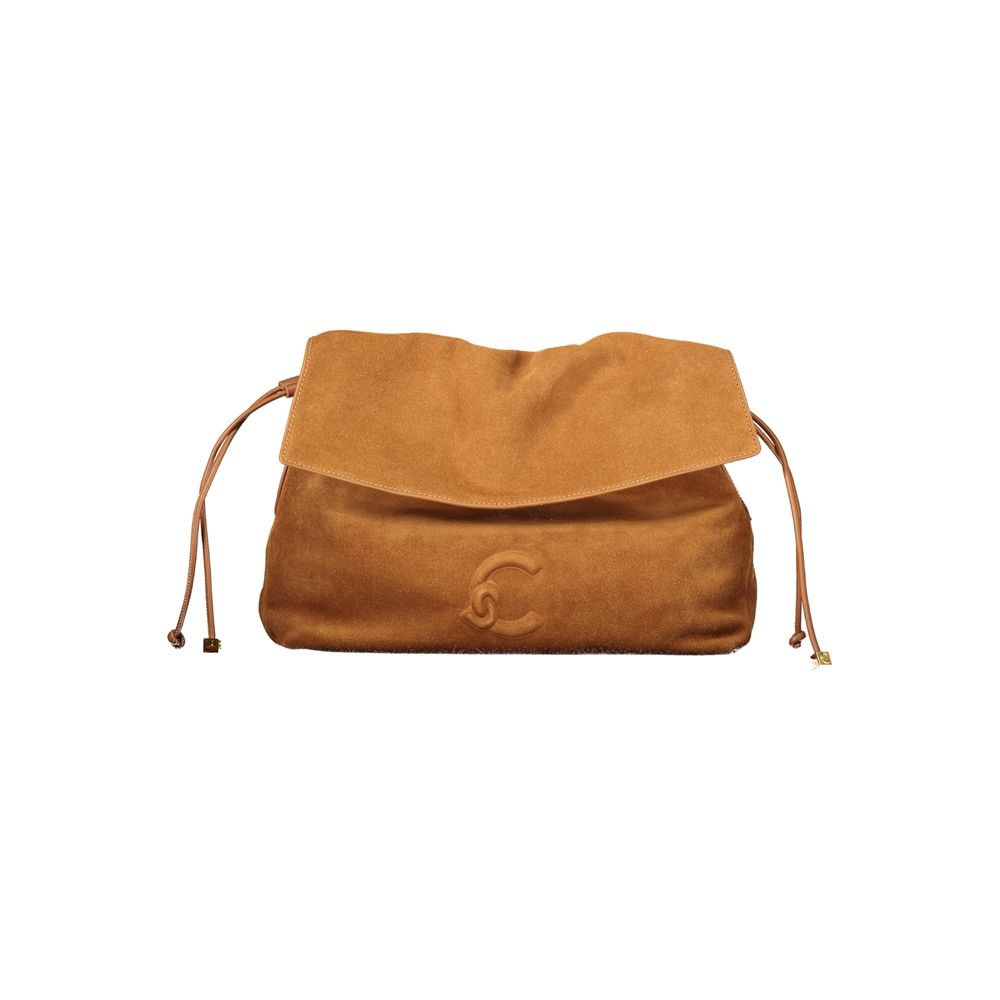 Coccinelle Brown Leather Handbag - Eljoys Fashion 