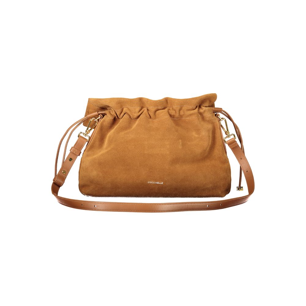 Coccinelle Brown Leather Handbag - Eljoys Fashion 