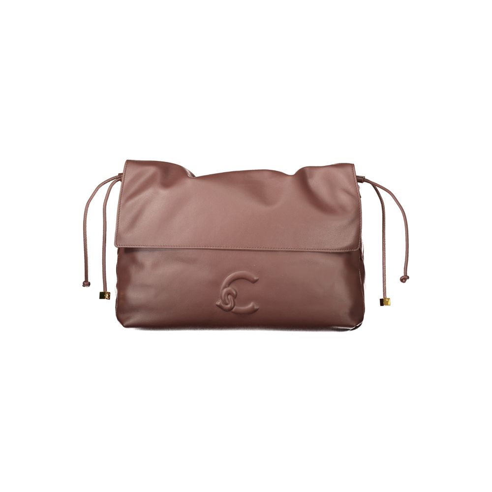 Coccinelle Brown Leather Handbag - Eljoys Fashion 