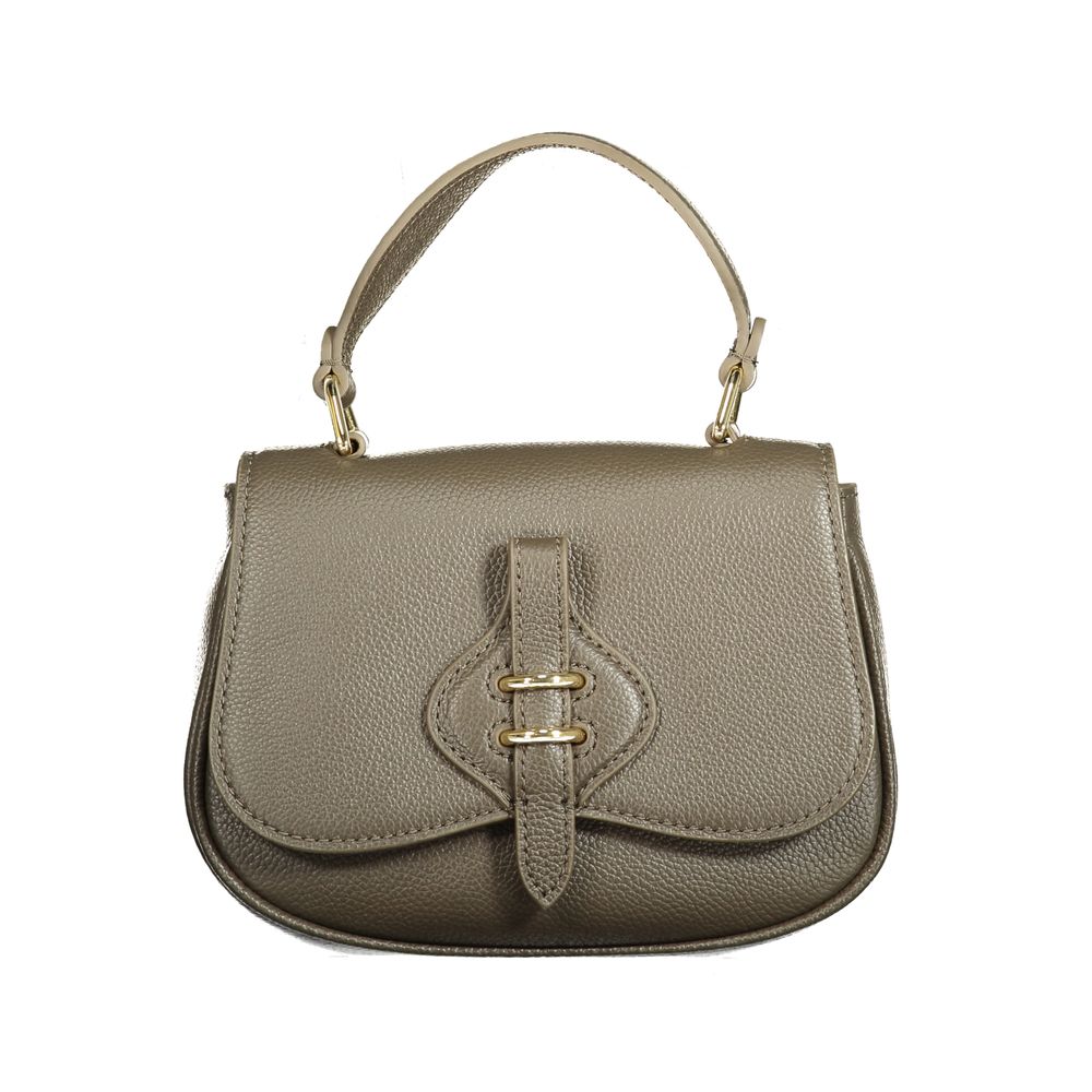 Coccinelle Brown Leather Handbag - Eljoys Fashion 