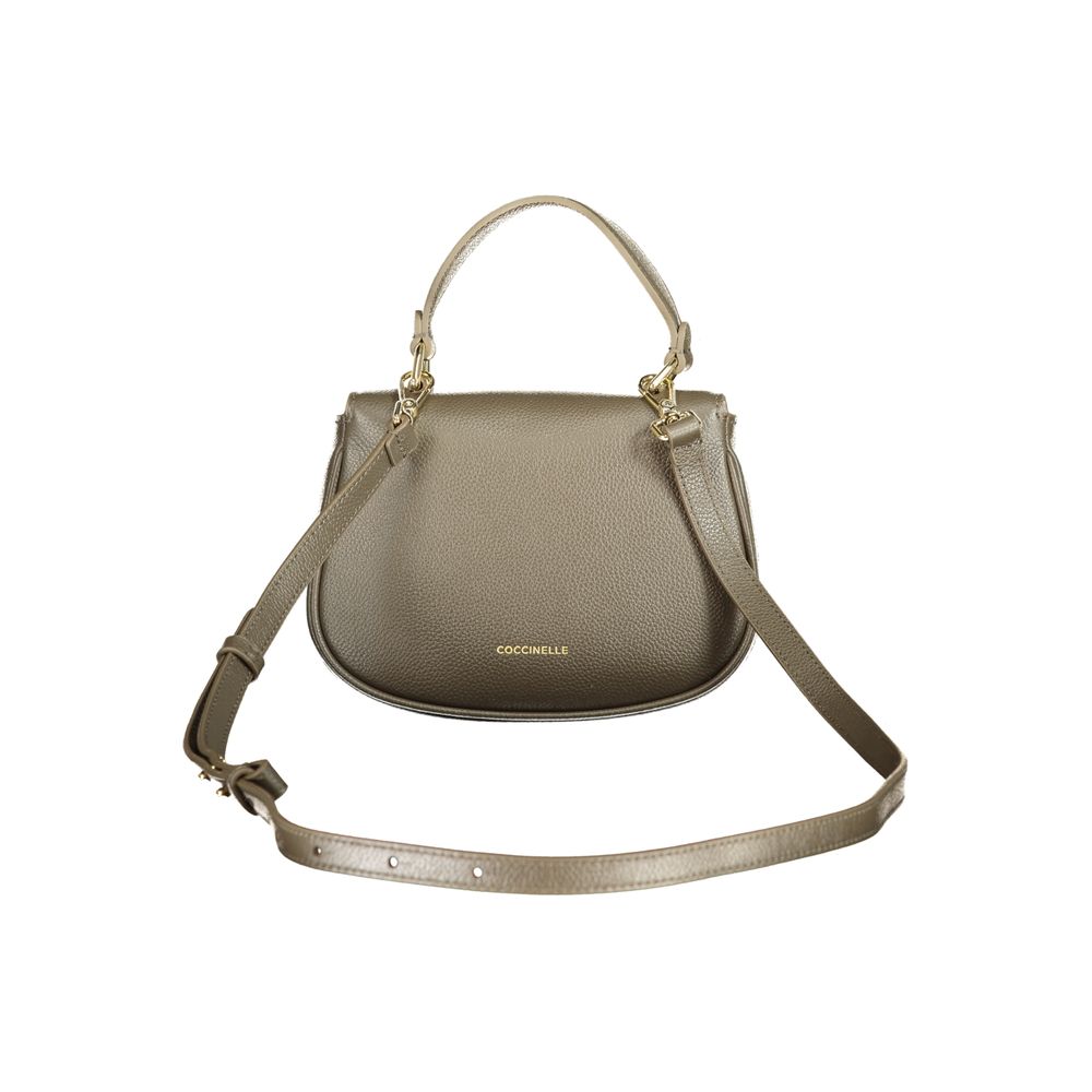 Coccinelle Brown Leather Handbag - Eljoys Fashion 