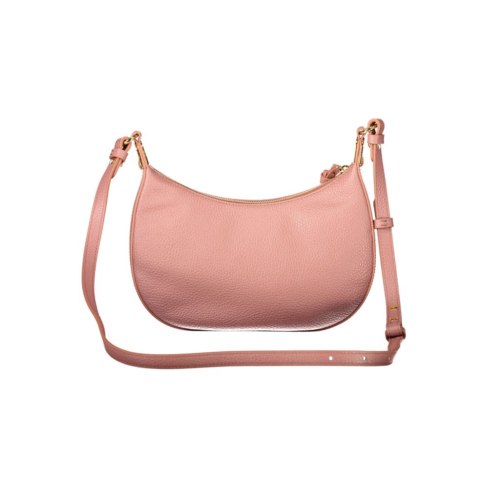 Coccinelle Pink Leather Handbag - Eljoys Fashion 