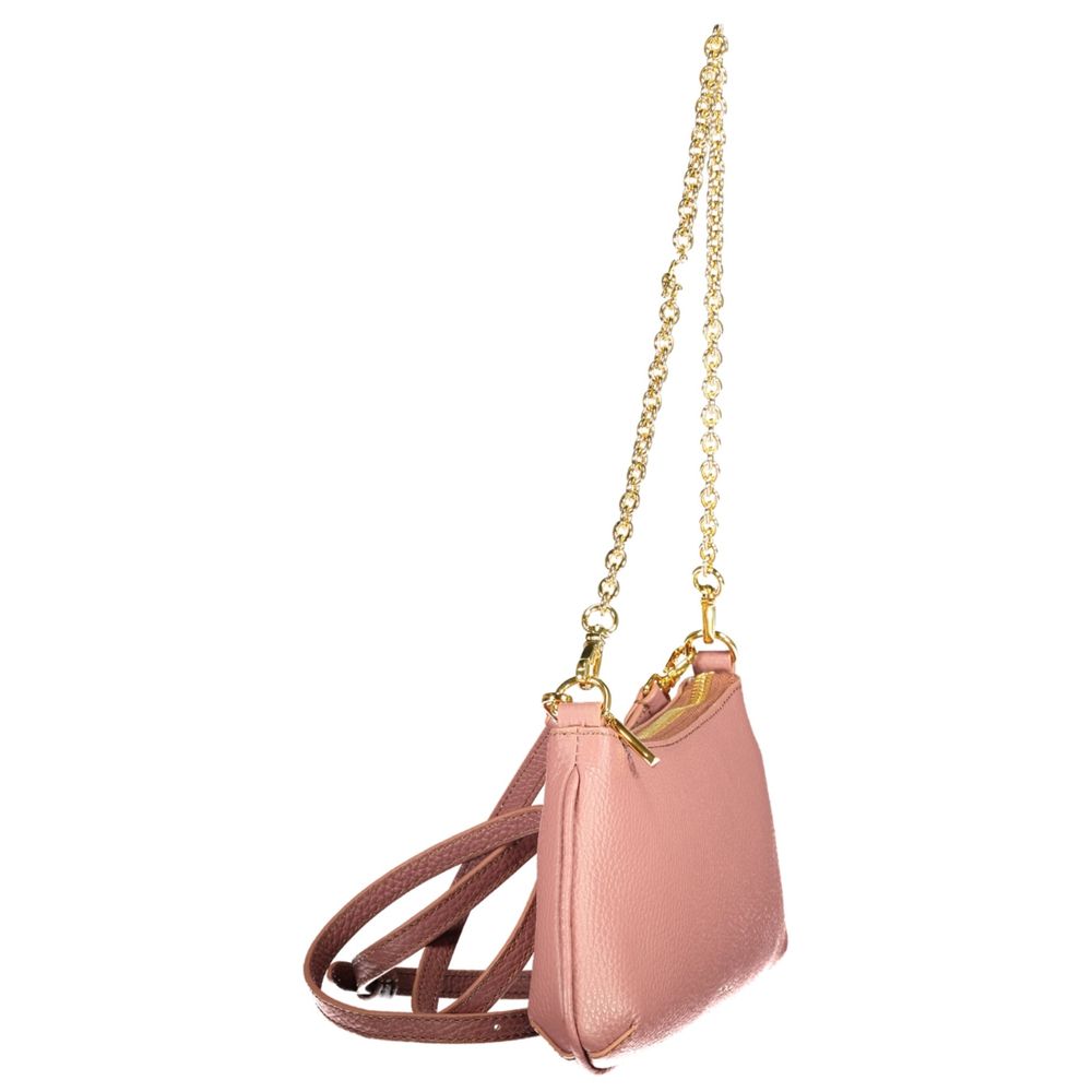 Coccinelle Pink Leather Handbag - Eljoys Fashion 