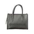 Coccinelle Black Leather Handbag - Eljoys Fashion 