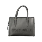 Coccinelle Black Leather Handbag - Eljoys Fashion 