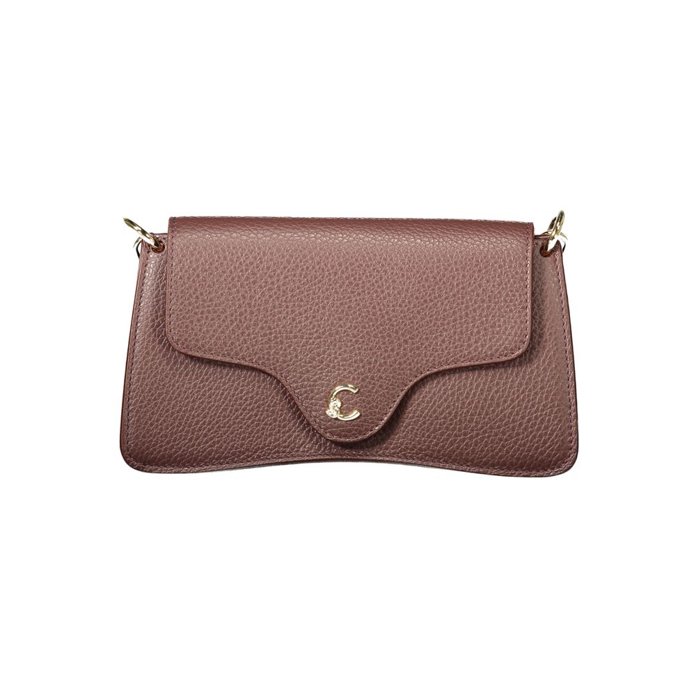 Coccinelle Brown Leather Handbag - Eljoys Fashion 