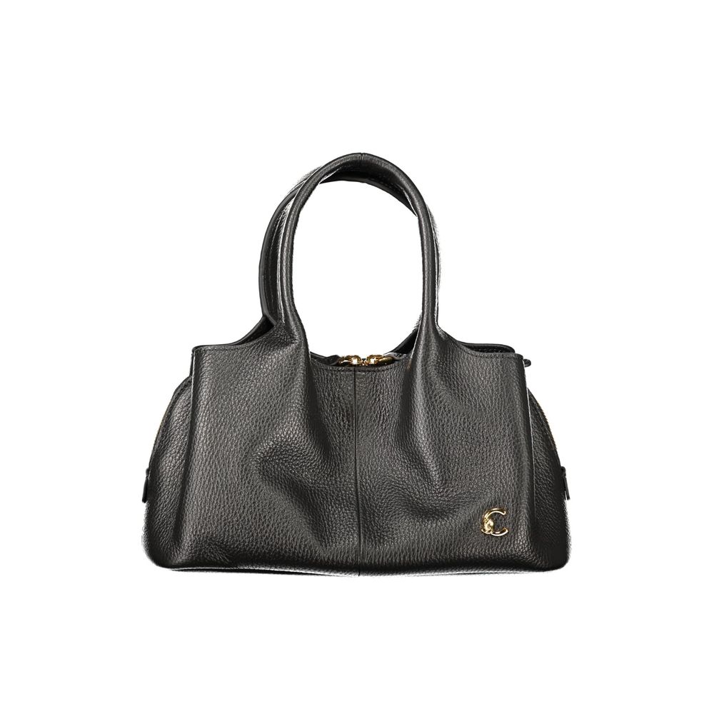 Coccinelle Black Leather Handbag - Eljoys Fashion 