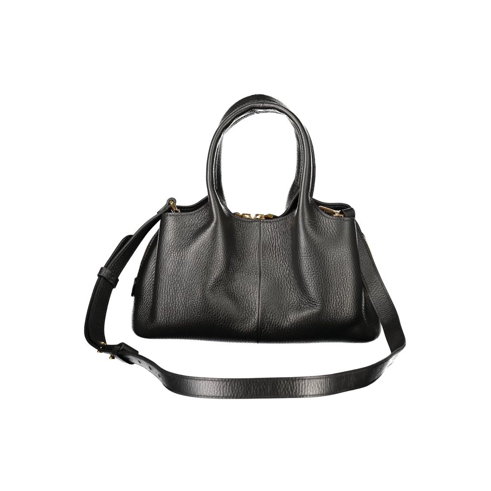 Coccinelle Black Leather Handbag - Eljoys Fashion 