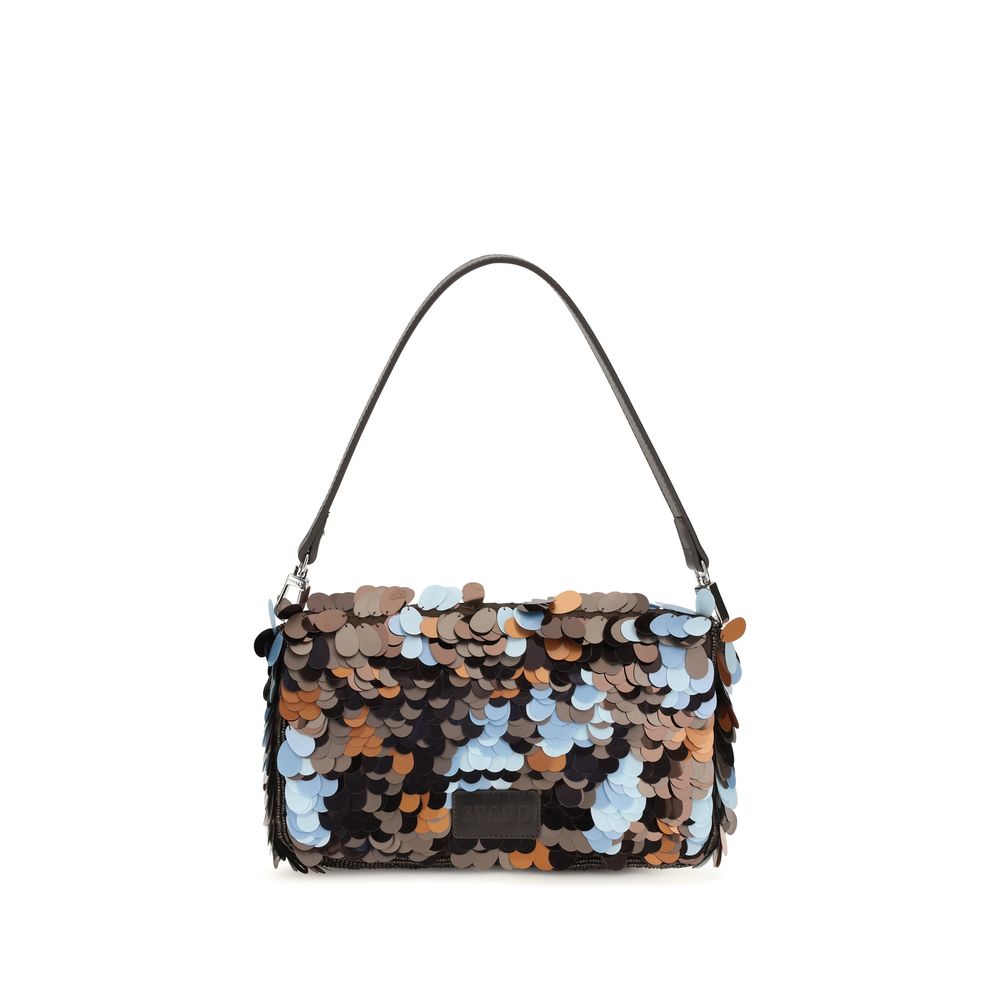 Staud Multicolor Marabou Shoulder Bag - Eljoys Fashion 