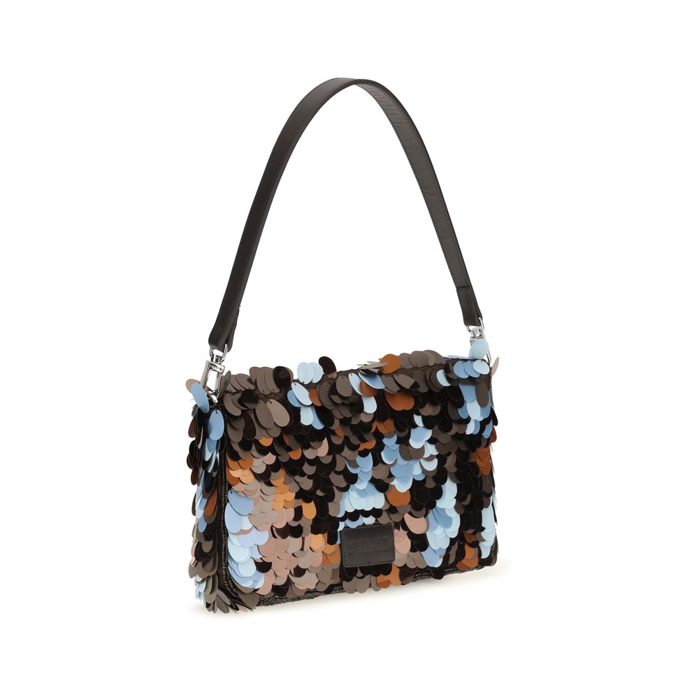 Staud Multicolor Marabou Shoulder Bag - Eljoys Fashion 