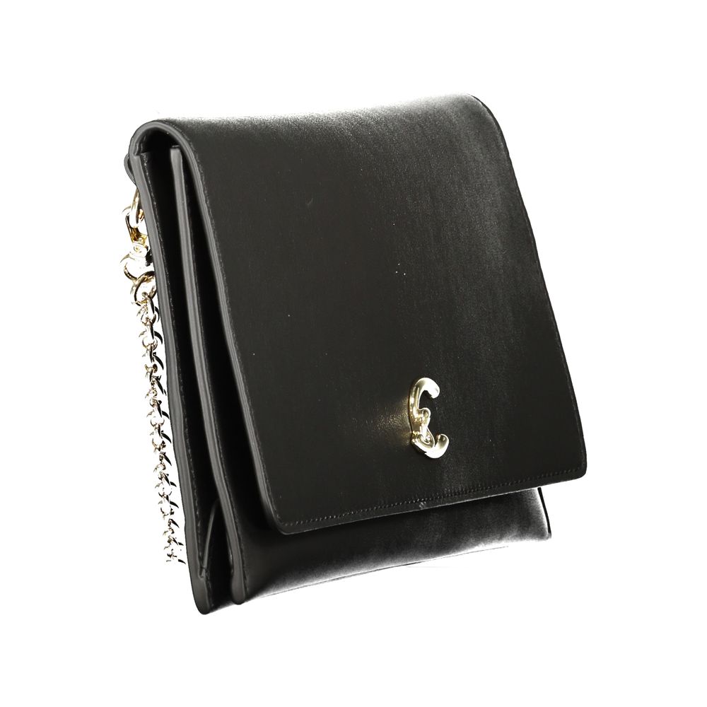 Coccinelle Black Leather Handbag - Eljoys Fashion 