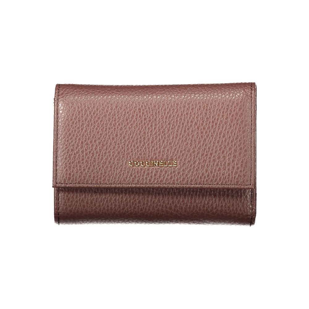 Coccinelle Brown Leather Wallet - Eljoys Fashion 
