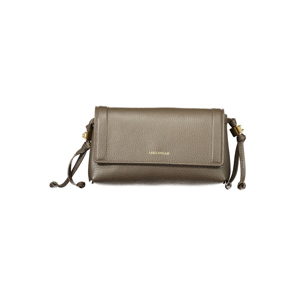Coccinelle Brown Leather Handbag - Eljoys Fashion 