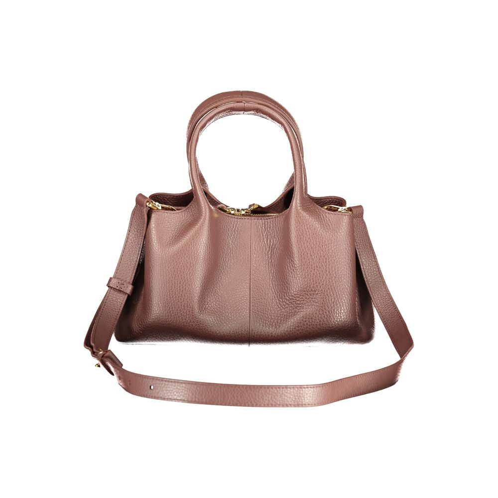 Coccinelle Brown Leather Handbag - Eljoys Fashion 