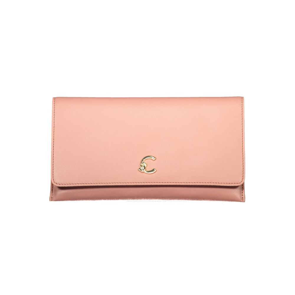 Coccinelle Pink Leather Handbag - Eljoys Fashion 