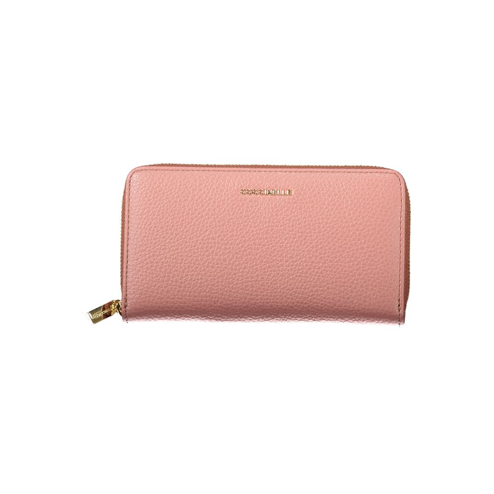 Coccinelle Pink Leather Wallet - Eljoys Fashion 