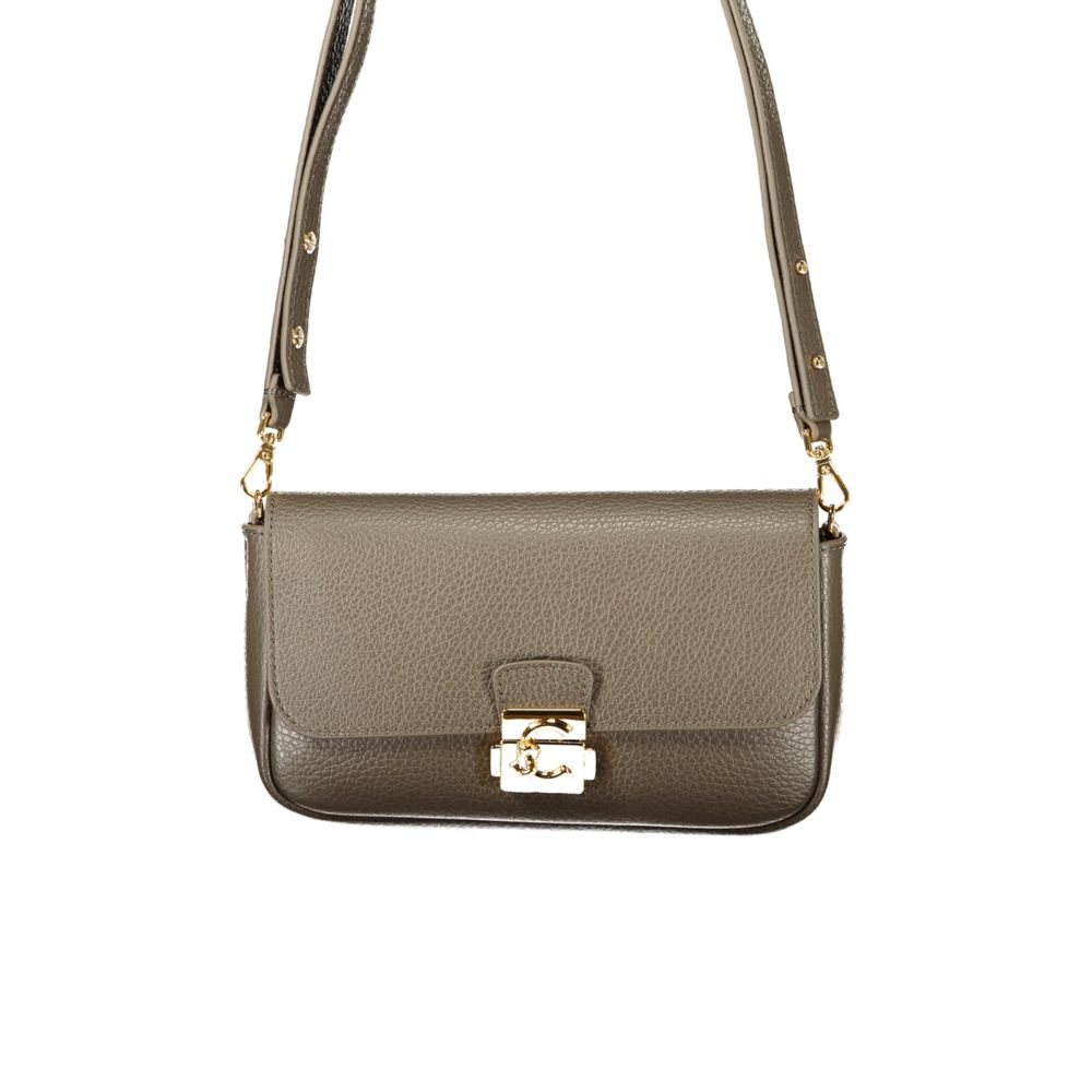 Coccinelle Brown Leather Handbag - Eljoys Fashion 