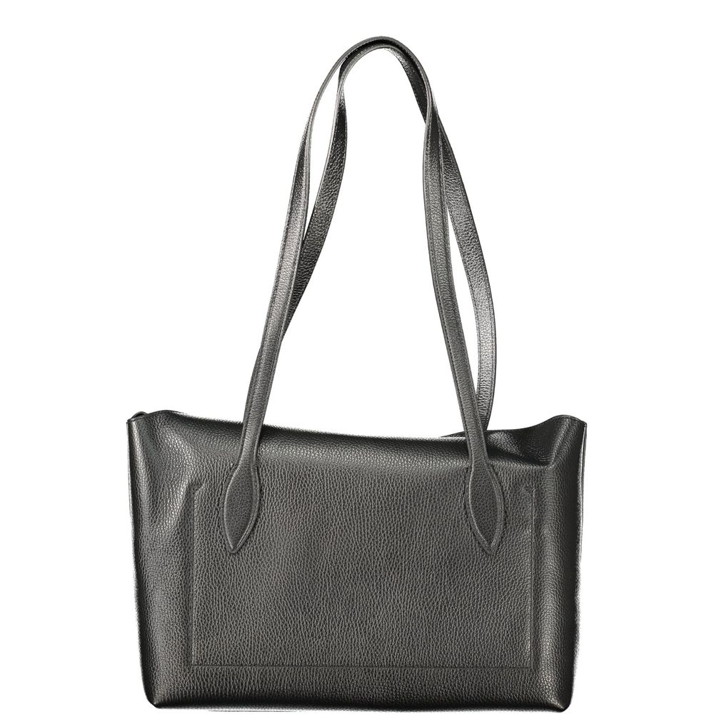 Coccinelle Black Leather Handbag - Eljoys Fashion 