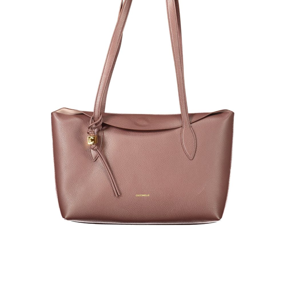 Coccinelle Brown Leather Handbag - Eljoys Fashion 