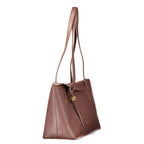 Coccinelle Brown Leather Handbag - Eljoys Fashion 