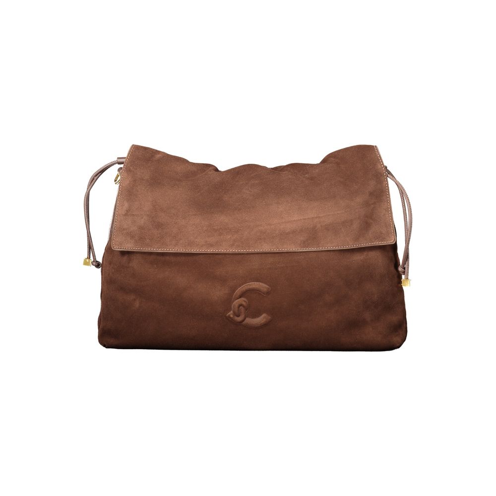 Coccinelle Brown Leather Handbag - Eljoys Fashion 