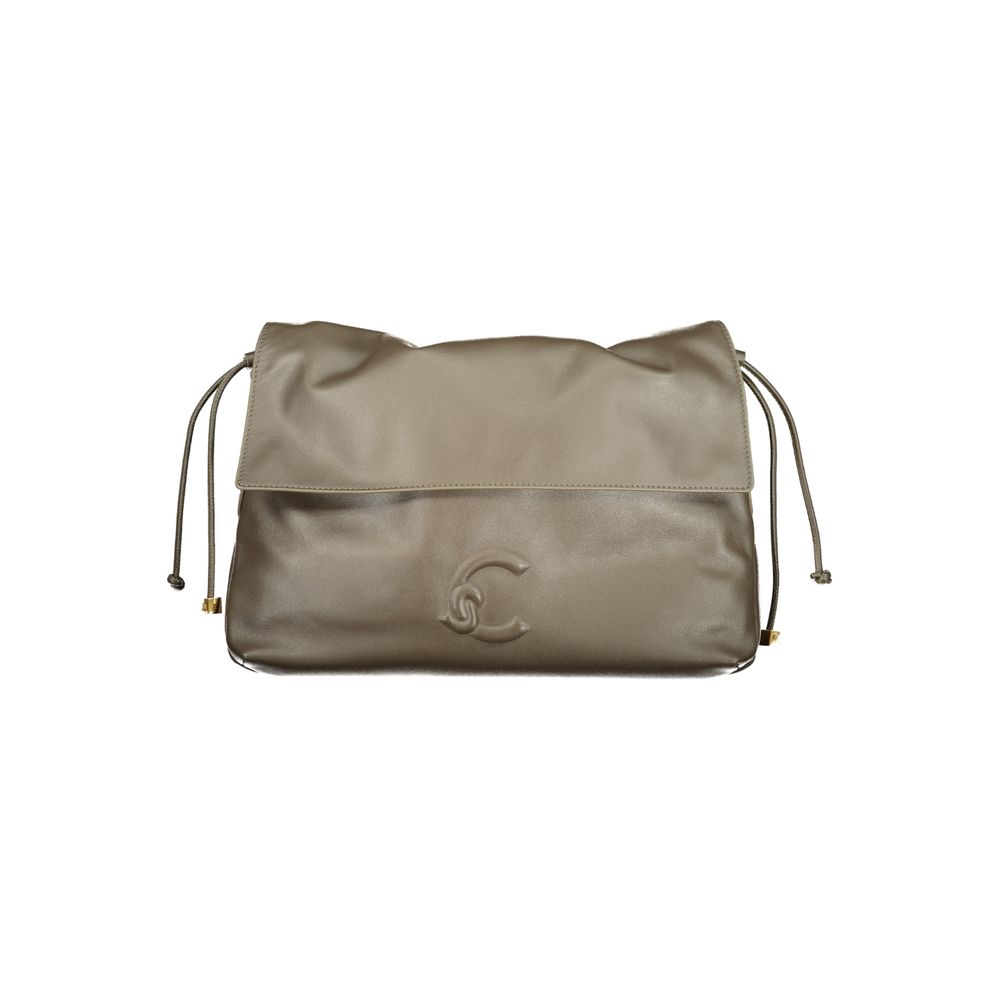 Coccinelle Brown Leather Handbag - Eljoys Fashion 