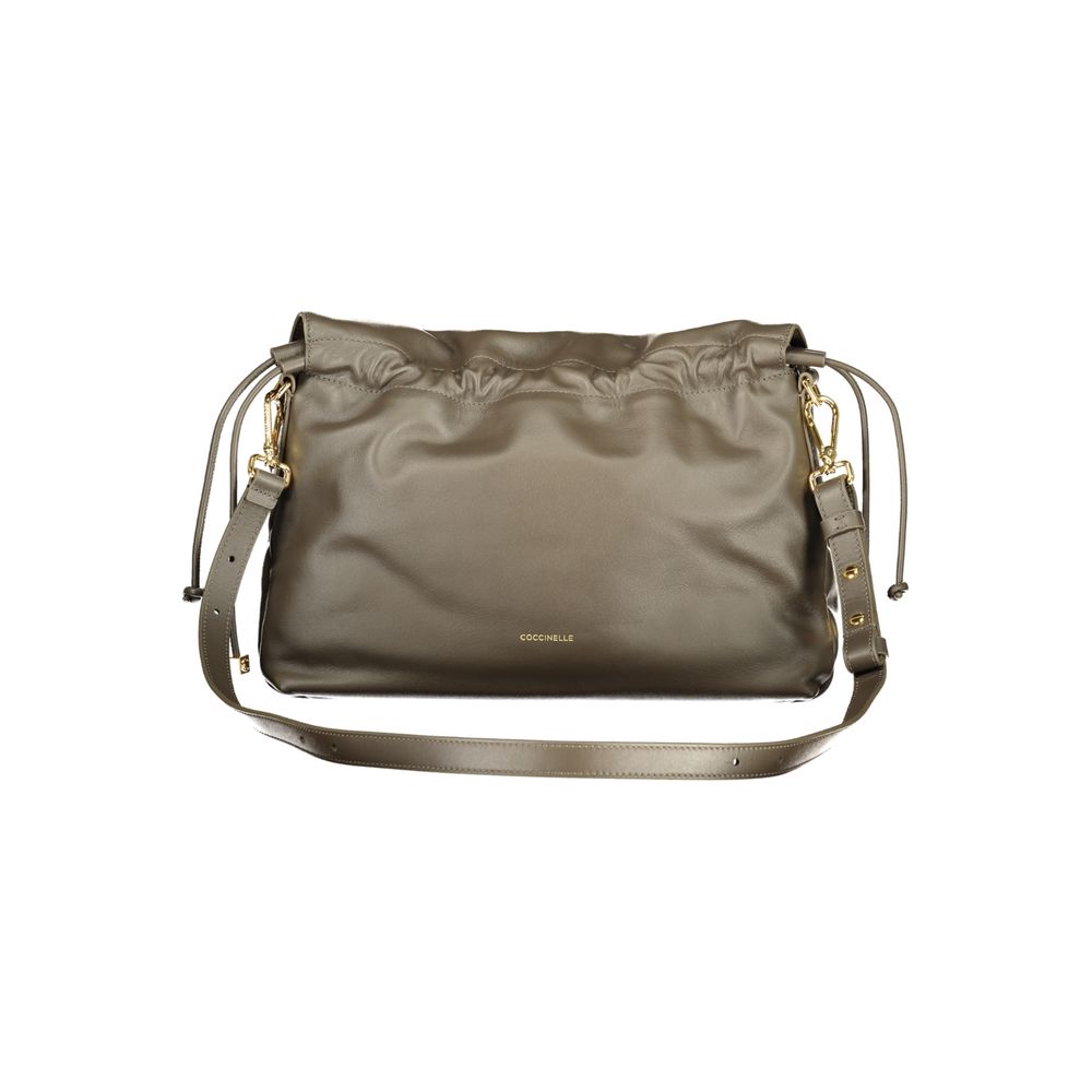 Coccinelle Brown Leather Handbag - Eljoys Fashion 