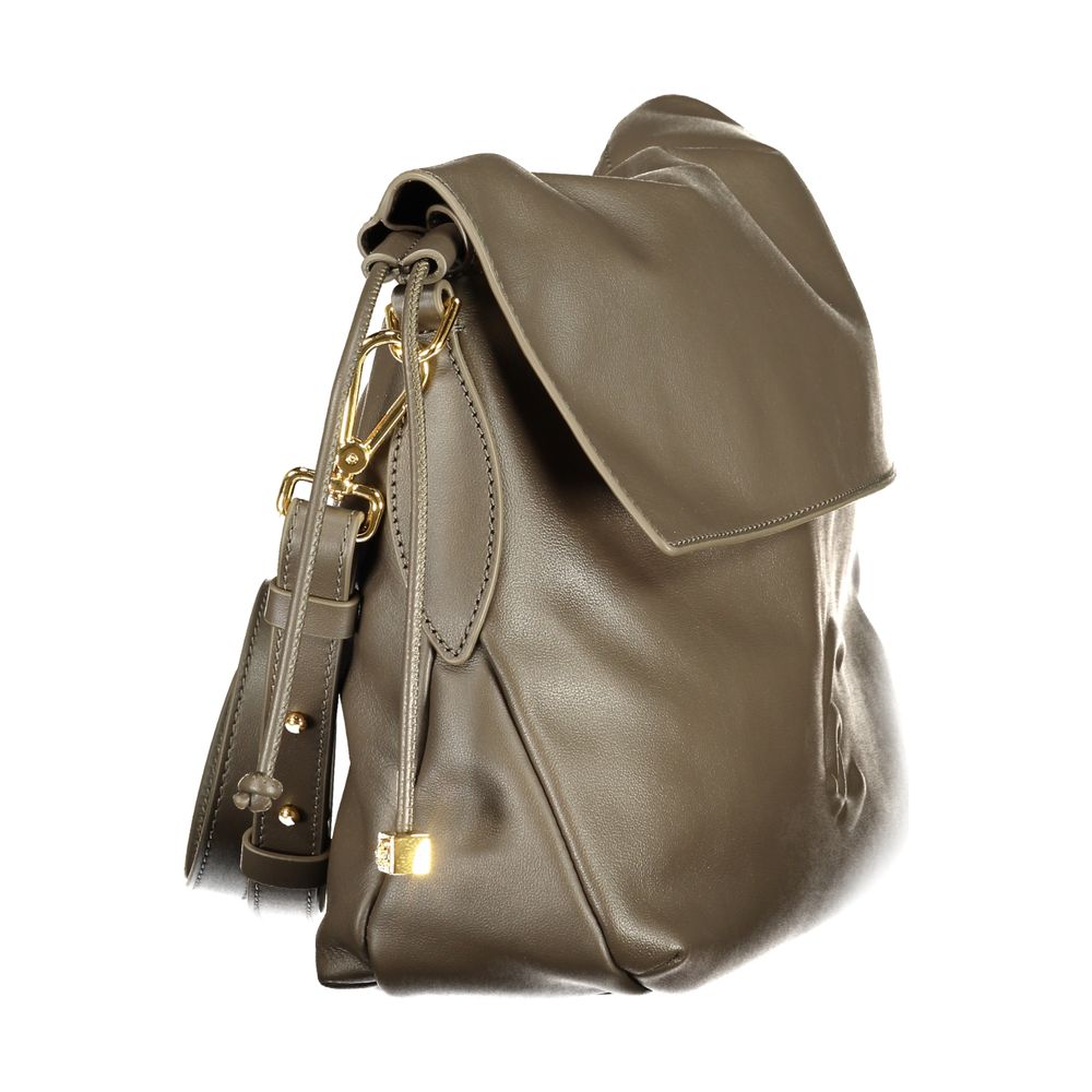 Coccinelle Brown Leather Handbag - Eljoys Fashion 