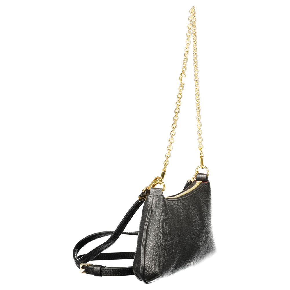Coccinelle Black Leather Handbag - Eljoys Fashion 
