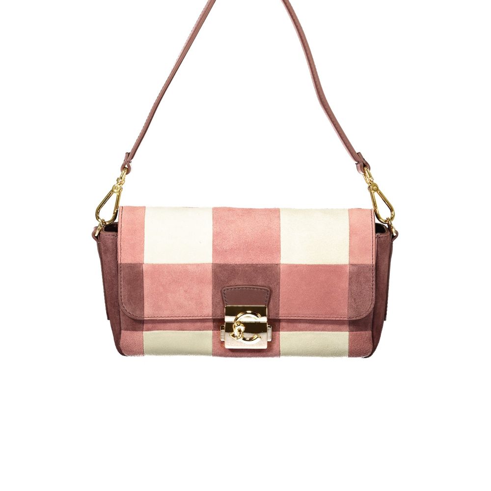 Coccinelle Pink Leather Handbag - Eljoys Fashion 