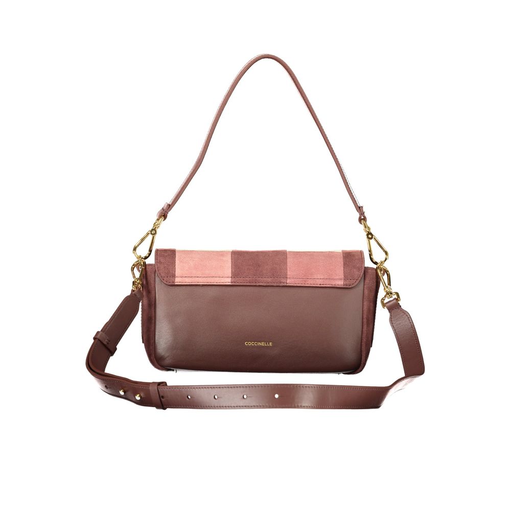 Coccinelle Pink Leather Handbag - Eljoys Fashion 