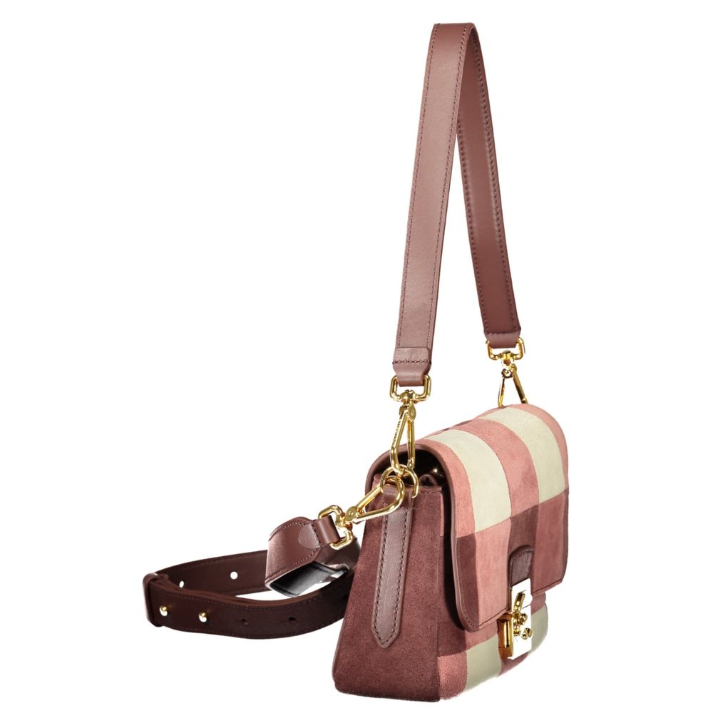 Coccinelle Pink Leather Handbag - Eljoys Fashion 
