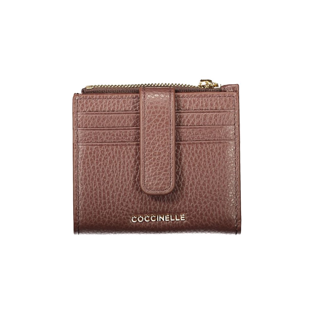 Coccinelle Brown Leather Wallet - Eljoys Fashion 