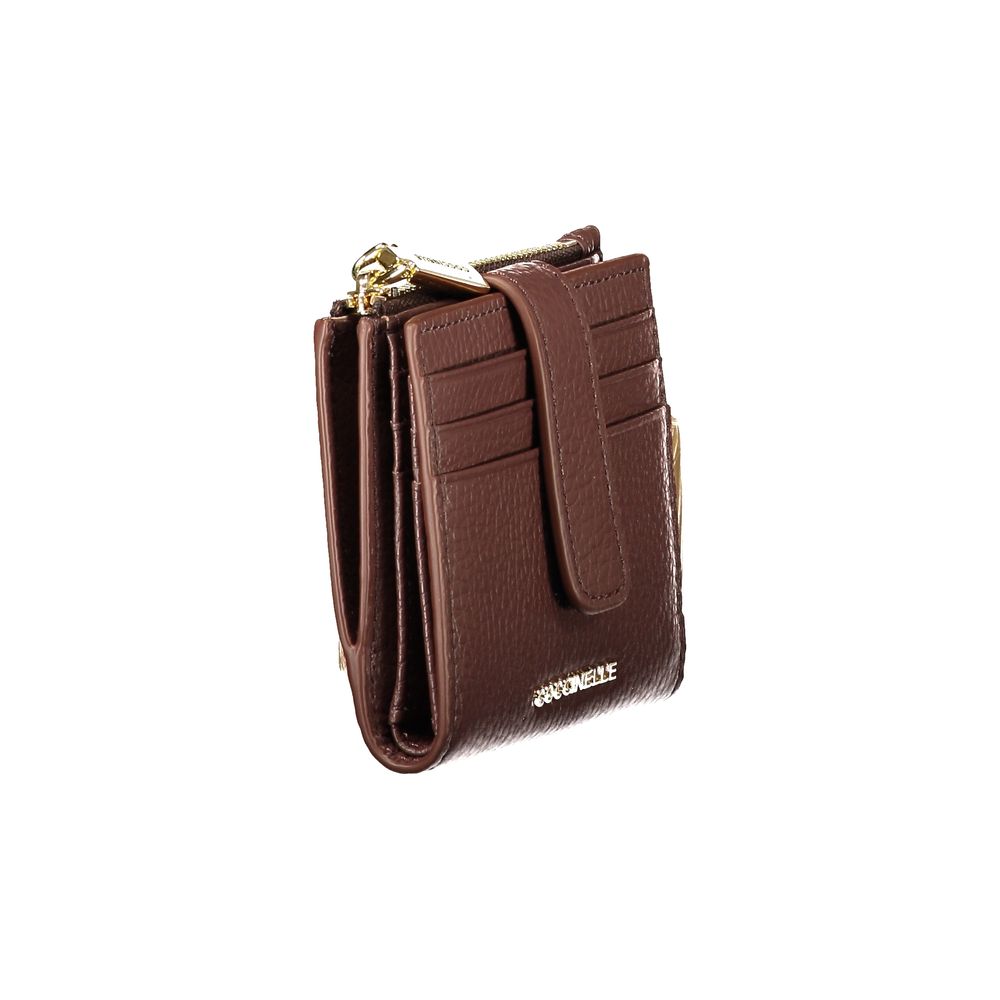 Coccinelle Brown Leather Wallet - Eljoys Fashion 