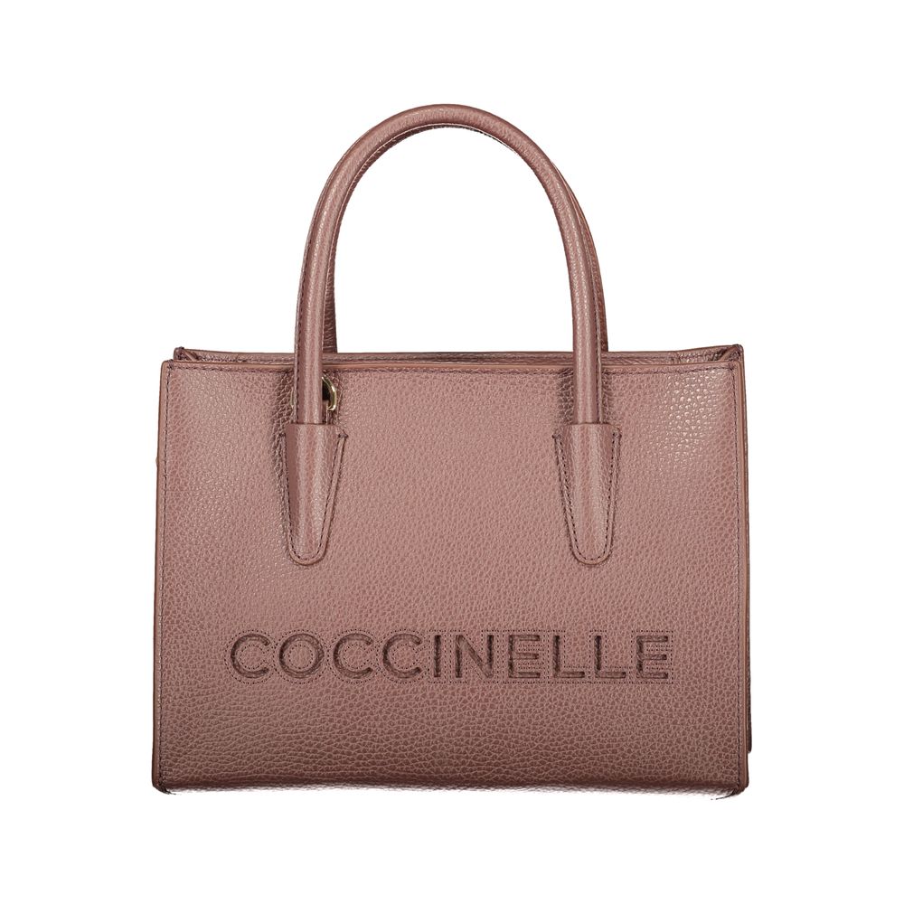 Coccinelle Brown Leather Handbag - Eljoys Fashion 